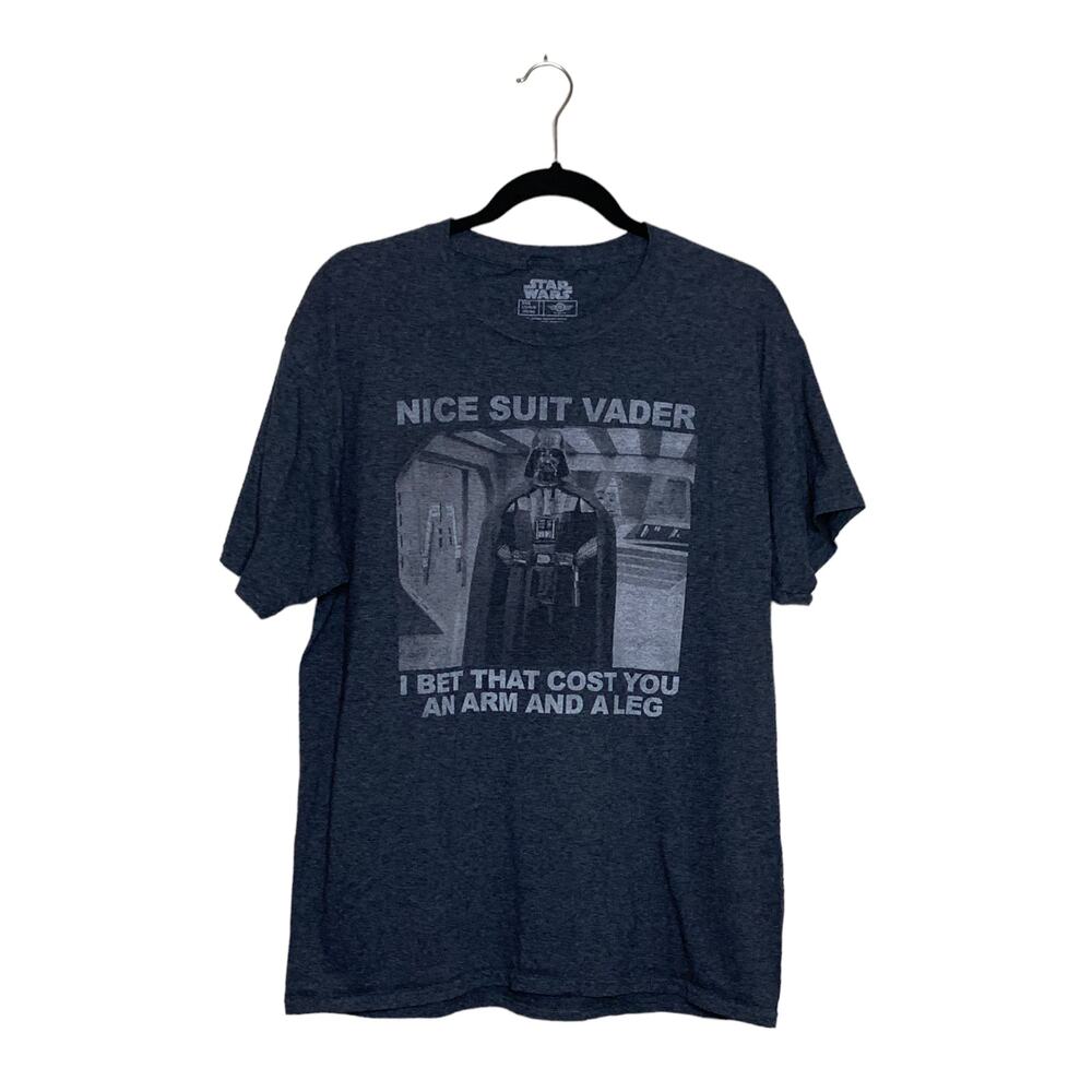 Starwars short sleeves gray Darth Vader T shirt size XL